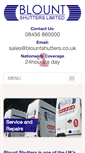 Mobile Screenshot of blountshutters.co.uk